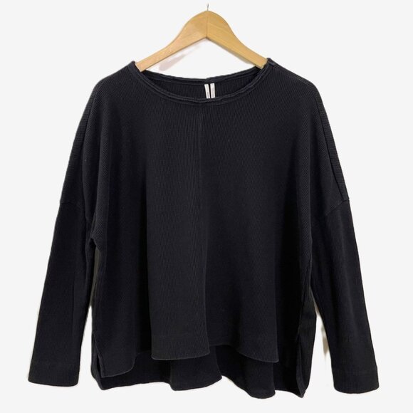 By Anthropologie Oversized Thermal Knit Top - Picture 1 of 9